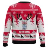 Hooktab Coors Light - Custom Name Ugly Christmas Sweater