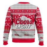 Hooktab Coors Light American Lager Ugly Christmas Sweater