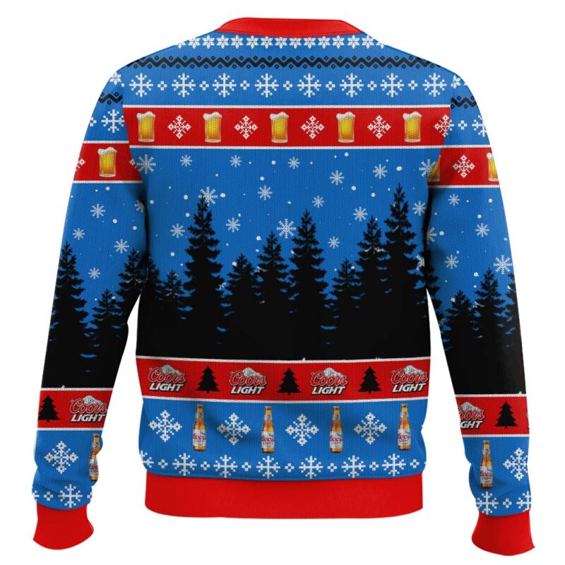 Hooktab Coors Light Drunk Bear Ugly Christmas Sweater Hooktab Coors Light Drunk Bear Ugly Christmas Sweater