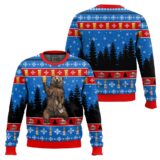 Hooktab Coors Light Drunk Bear Ugly Christmas Sweater