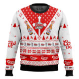 Hooktab Coors Light In My Veins Jesus In My Heart Ugly Christmas Sweater
