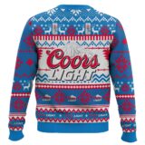 Hooktab Coors Light Lager Ugly Christmas Sweater