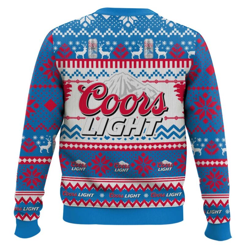 Hooktab Coors Light Lager Ugly Christmas Sweater Hooktab Coors Light Lager Ugly Christmas Sweater