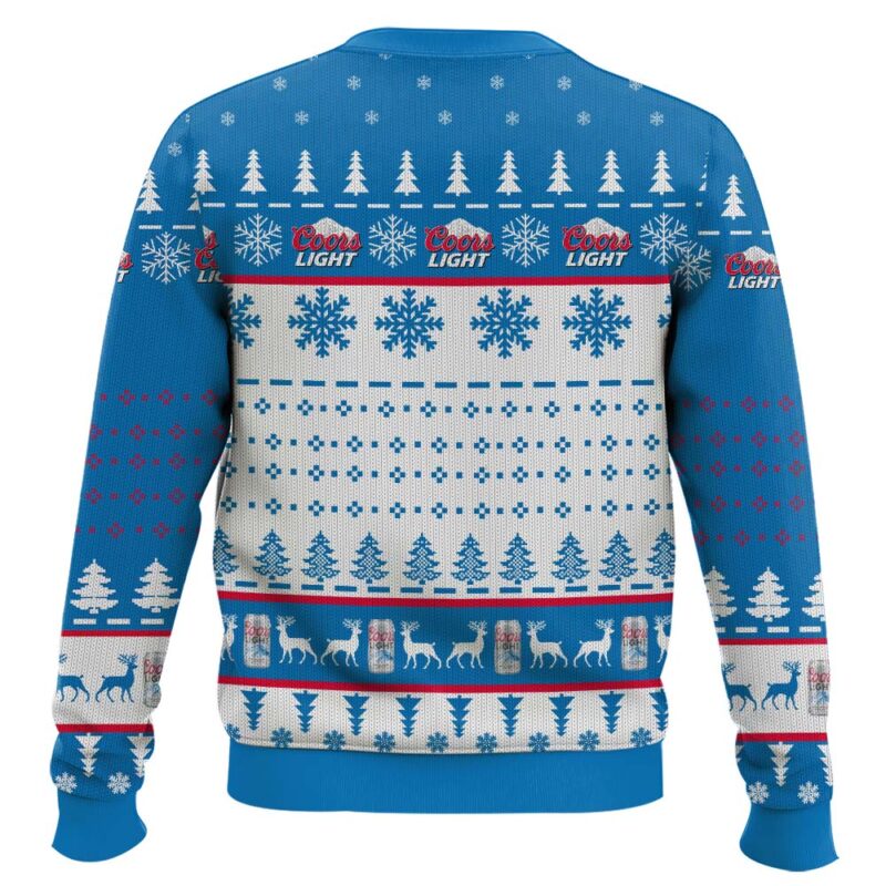 Hooktab Coors Light Titties Funny Ugly Christmas Sweater Hooktab Coors Light Titties Funny Ugly Christmas Sweater