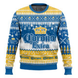 Hooktab Corona Extra Beer Ugly Christmas Sweater