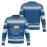 Hooktab Corona Extra Lager Beer Ugly Christmas Sweater