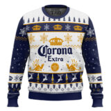 Hooktab Corona Extra Lager Ugly Christmas Sweater