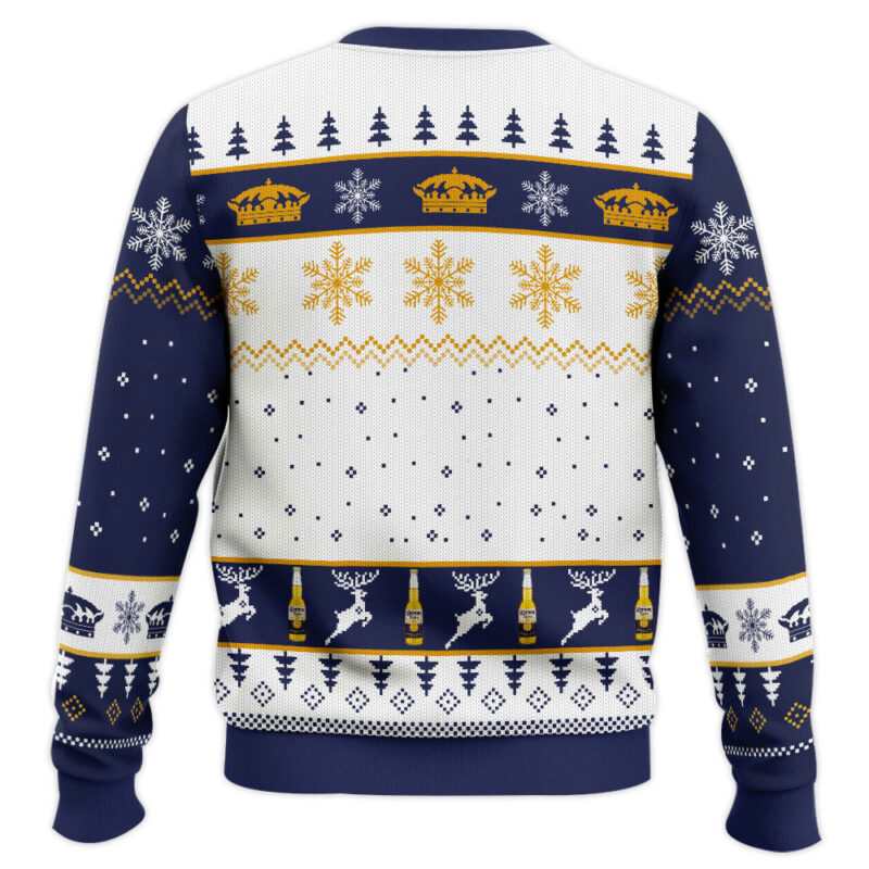Hooktab Corona Extra Lager Ugly Christmas Sweater Hooktab Corona Extra Lager Ugly Christmas Sweater