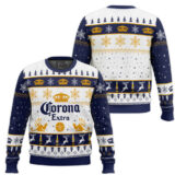 Hooktab Corona Extra Lager Ugly Christmas Sweater