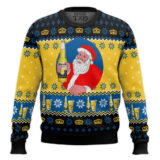 Hooktab Corona Extra Santa Ugly Christmas Sweater