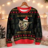 Hooktab Coughing Cat Meme Ugly Christmas Sweater