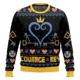 Hooktab Courage Is The Key Kingdom Hearts Ugly Christmas Sweater