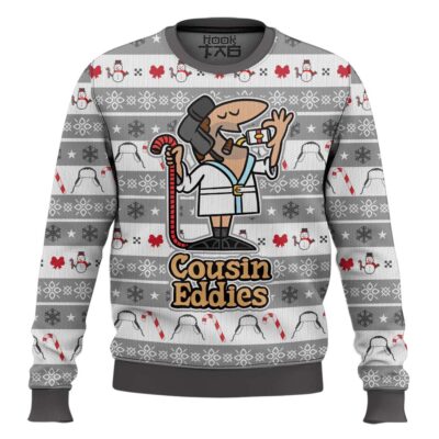 Hooktab Cousin Eddie National Lampoon’s Vacation Ugly Christmas Sweater