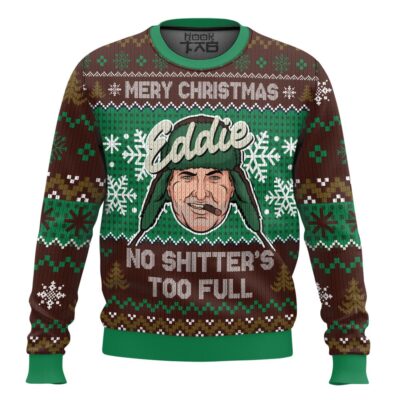 Hooktab Cousin Eddie National Lampoon's Vacation Ugly Christmas Sweater