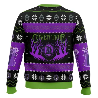 Hooktab Coven True The Witches’ Road Ugly Christmas Sweater