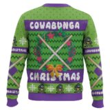 Hooktab Cowabunga Donatello Teenage Mutant Ninja Turtles Ugly Christmas Sweater