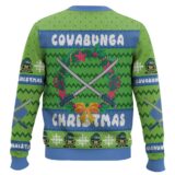 Hooktab Cowabunga Leonardo Teenage Mutant Ninja Turtles Ugly Christmas Sweater