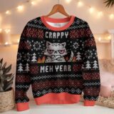 Hooktab Crappy Meh Year Ugly Christmas Sweater