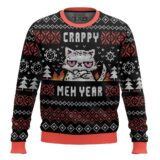 Hooktab Crappy Meh Year Ugly Christmas Sweater