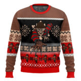 Hooktab Crawling Freddy Krueger Ugly Christmas Sweater