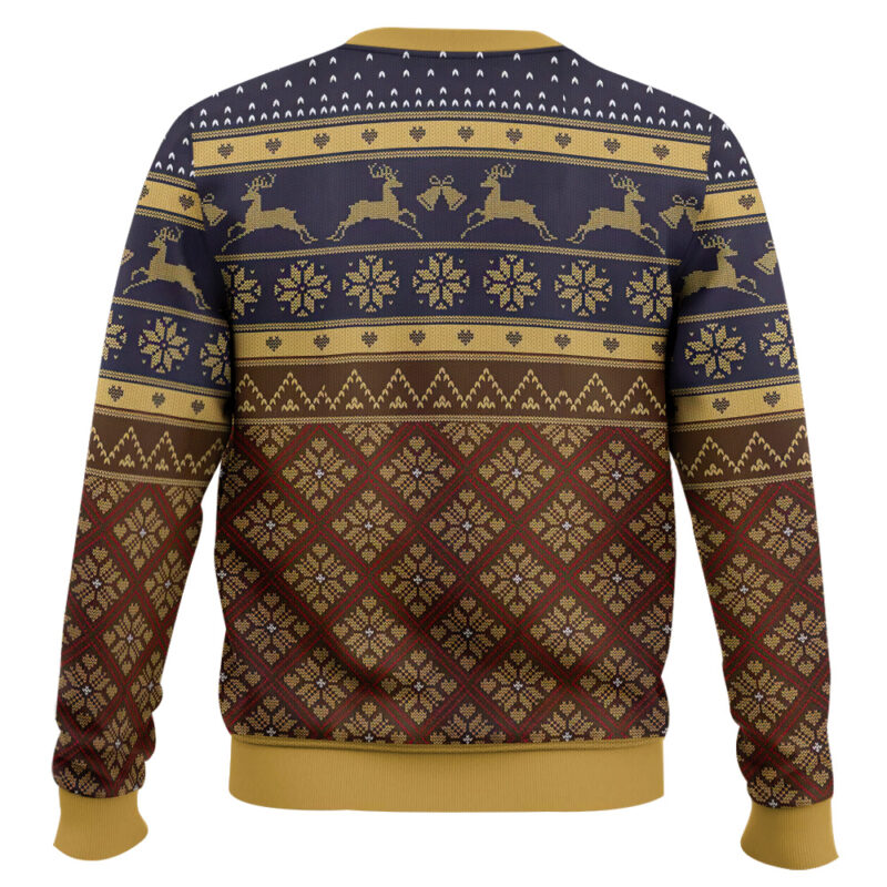 Hooktab Cretan-style Christ Artwork Ugly Christmas Sweater Hooktab Cretan-style Christ Artwork Ugly Christmas Sweater