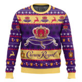 Hooktab Crown Royal Canadian Whikey Ugly Christmas Sweater