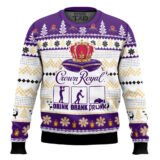 Hooktab Crown Royal Drink Drank Drunk Ugly Christmas Sweater
