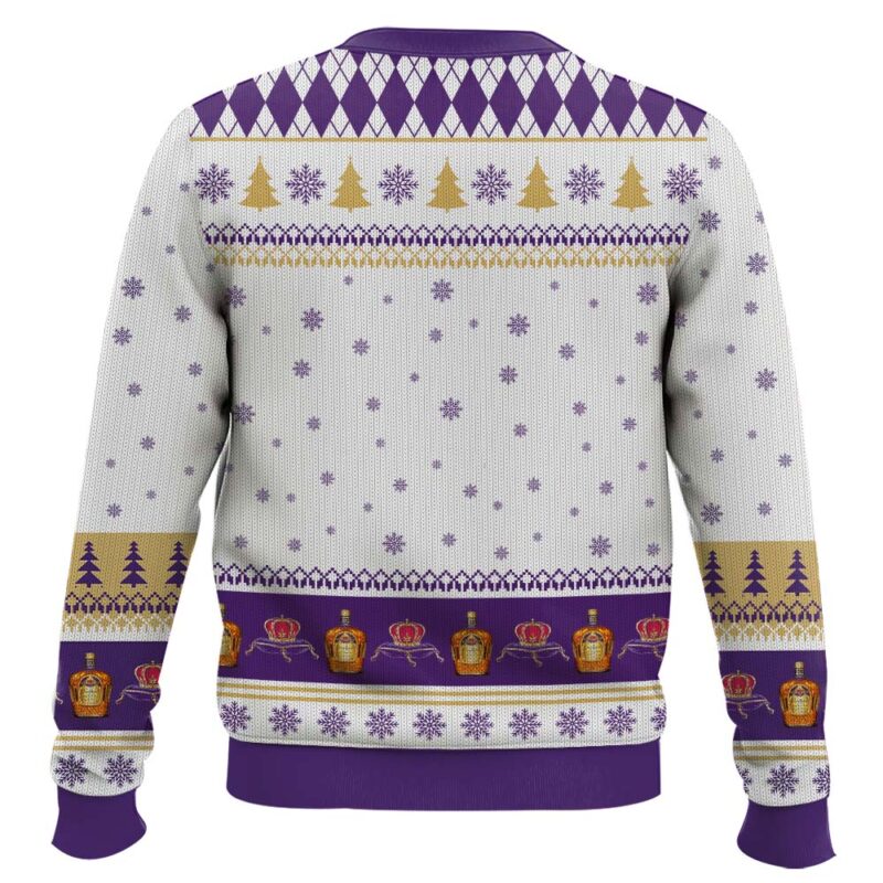 Hooktab Crown Royal Dude Ugly Christmas Sweater Hooktab Crown Royal Dude Ugly Christmas Sweater