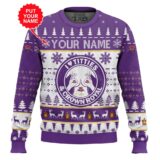 Hooktab Crown Royal Titties Funny - Custom Name Ugly Christmas Sweater