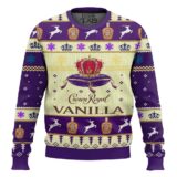 Hooktab Crown Royal Vanilla Ugly Christmas Sweater