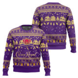 Hooktab Crown Royal Whisky Ugly Christmas Sweater