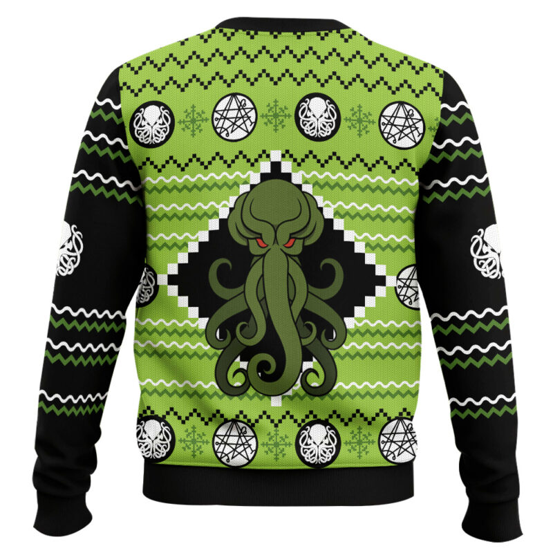Hooktab Cthulhu Ugly Christmas Sweater Hooktab Cthulhu Ugly Christmas Sweater