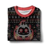 Hooktab Cult Of The Lamb Ugly Christmas Sweater