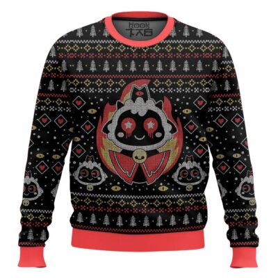 Hooktab Cult Of The Lamb Ugly Christmas Sweater