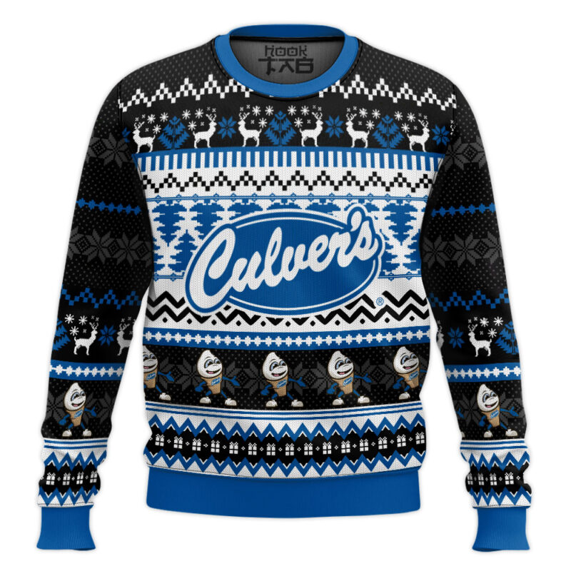 Hooktab Culver’s Ugly Christmas Sweater