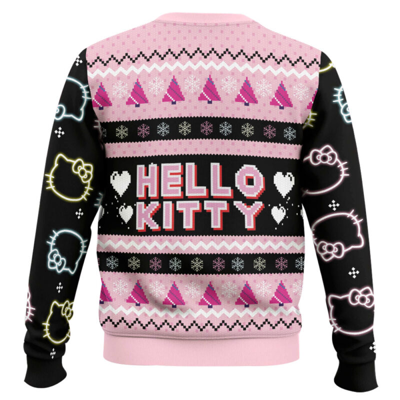 Hooktab Cute Hello Kitty Ugly Christmas Sweater Hooktab Cute Hello Kitty Ugly Christmas Sweater