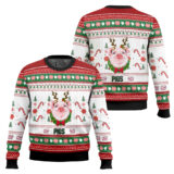 Hooktab Cute Pig Ugly Christmas Sweater