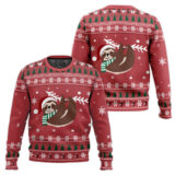Hooktab Cute Sloth Ugly Christmas Sweater