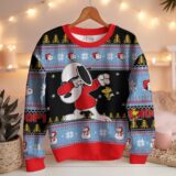 Hooktab Dab Snoopy The Charlie Brown and Snoopy Show Ugly Christmas Sweater