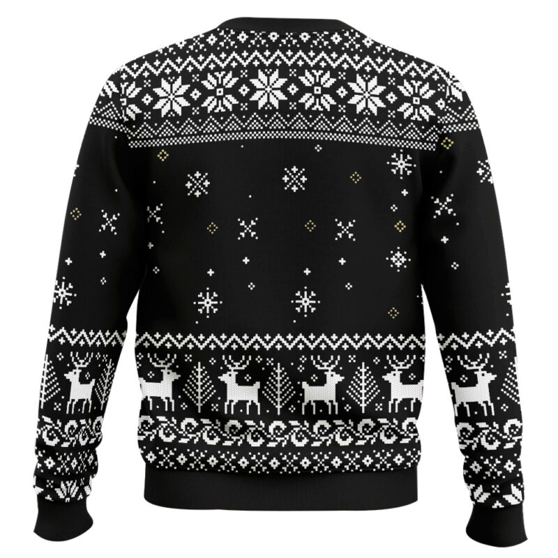 Hooktab Dancing Skeleton Ugly Christmas Sweater Hooktab Dancing Skeleton Ugly Christmas Sweater