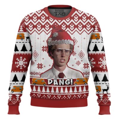 Hooktab Dang! Napoleon Dynamite Ugly Christmas Sweater