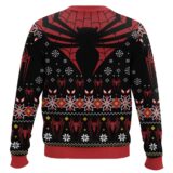 Hooktab Dark Spider-Man Ugly Christmas Sweater