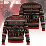 Hooktab Darth Maul Deck The Mauls Ugly Christmas Sweater