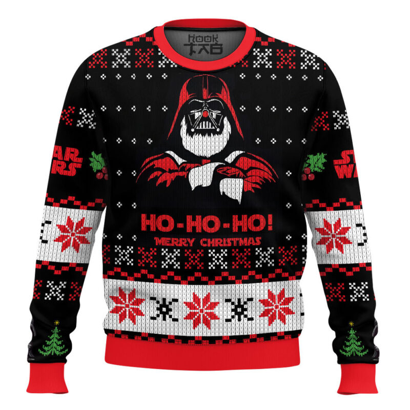 Hooktab Darth Vader Ho-Ho-Ho Star Wars Ugly Christmas Sweater