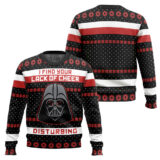 Hooktab Darth Vader I Find Your Lack Of Cheer Star Wars Ugly Christmas Sweater