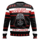 Hooktab Darth Vader I Find Your Lack Of Cheer Star Wars Ugly Christmas Sweater