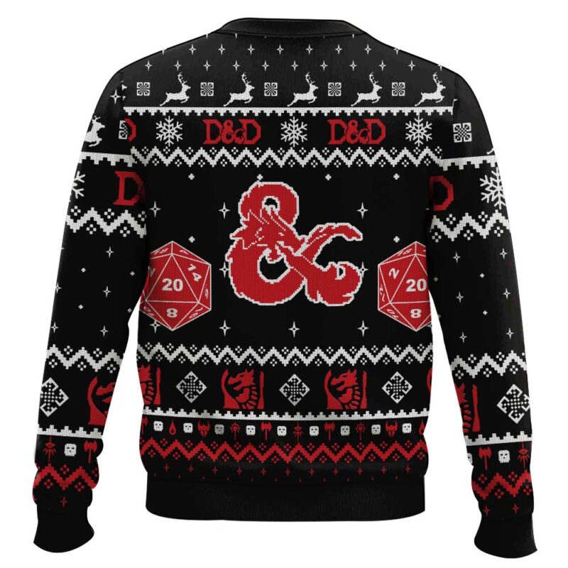 Hooktab D&D Dungeons & Dragons Ugly Christmas Sweater Hooktab D&D Dungeons & Dragons Ugly Christmas Sweater