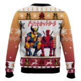 Hooktab Deadpool And Wolverine Besties Friends Ugly Christmas Sweater