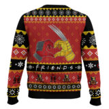 Hooktab Deadpool And Wolverine F.R.I.E.N.D.S Ugly Christmas Sweater
