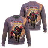 Hooktab Deadpool And Wolverine Iconic Moment Ugly Christmas Sweater